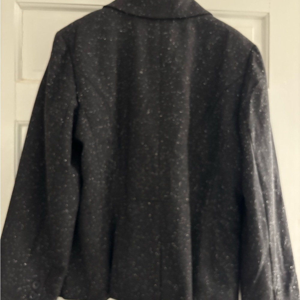 Halogen Black Textured Women's Blazer - Picture 3 of 7